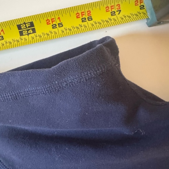 ALO YOGA Moto Mesh Leggings Navy Blue size Small - Picture 12 of 12